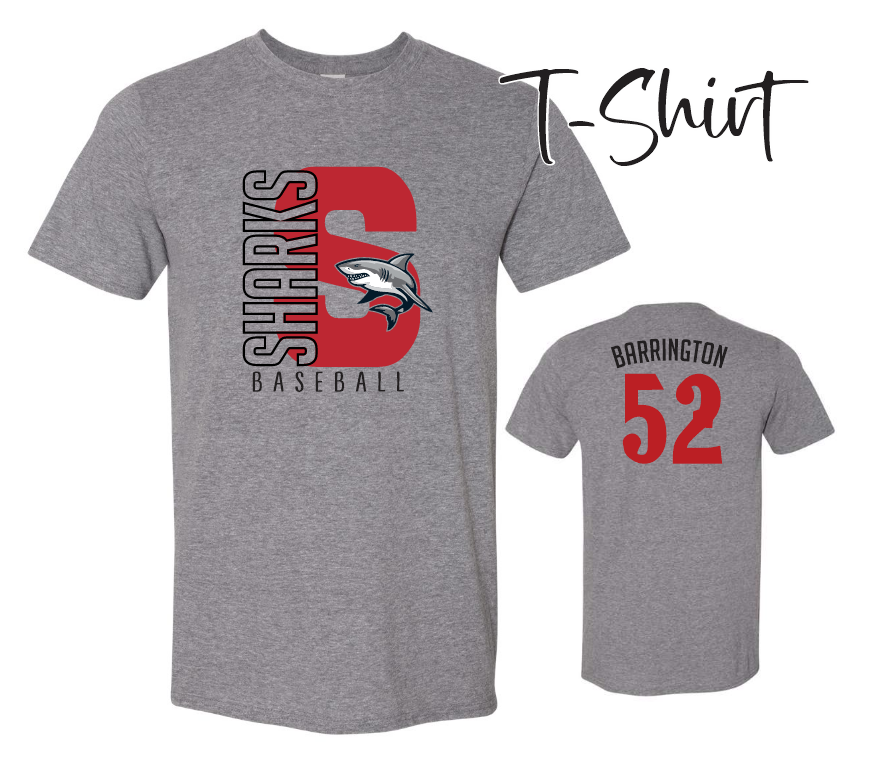 Sharks Baseball Shirt