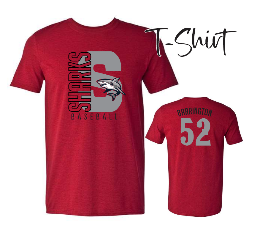 Sharks Baseball Shirt