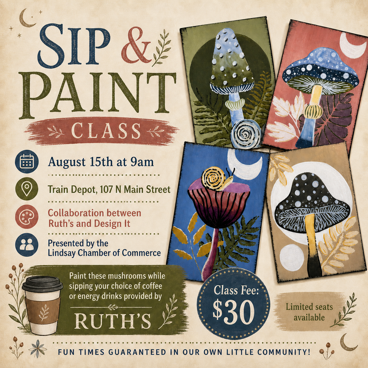 SIP & PAINT: 8/15/26